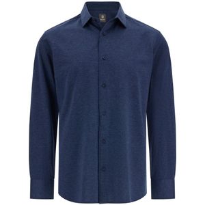 Boggi Milano - B Jersey - Overhemd - Blauw - Katoen
