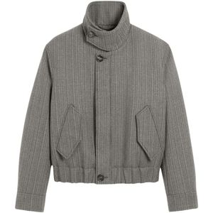 Ami Paris, Heren, Jassen, Grijs, Maat: XL Leer,