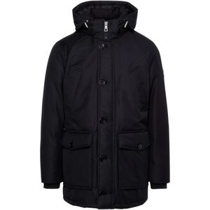 Tommy Hilfiger, Heren, Mantels, Zwart, Maat: 3XL Poliester,