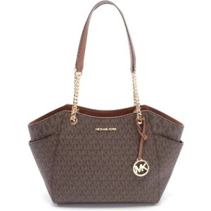 Michael Kors Pre-owned, Dames, Pre-owned, Bruin, Maat: ONE Size Katoen,
