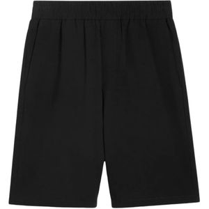 Ami Paris, Heren, Korte broeken, Zwart, Maat: S Katoen,