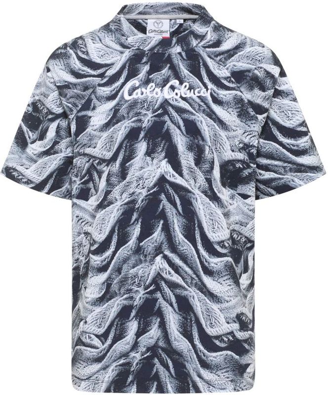 Carlo Colucci - Artificial Knit Collection - T-shirt - Zwart