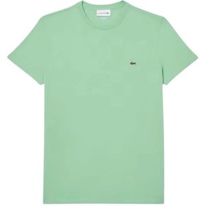 Lacoste, Heren, Tops, Groen, Maat: M Katoen,