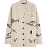 Weekend Max Mara - Belgio - Oversized Cardigan - Effen - Zuivere Scheerwol