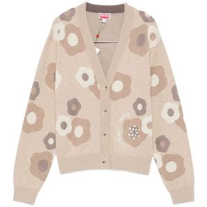 Kenzo, Dames, Truien, Beige, Maat: XS