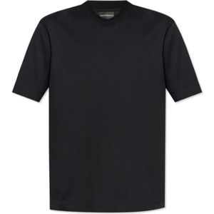 Emporio Armani, Heren, Tops, Blauw, Maat: M