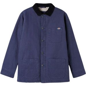 Dickies, Heren, Jassen, Blauw, Maat: M Katoen,