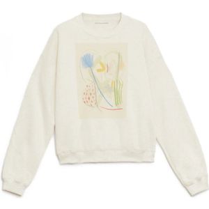 Rodebjer, Dames, Sweatshirts & Hoodies, Wit, Maat: XS Katoen,