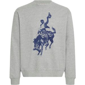 Casual Friday, Heren, Sweatshirts & Hoodies, Grijs, Maat: M