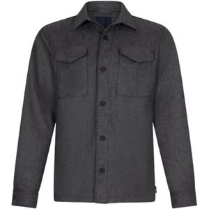 Cavallaro, Heren, Jassen, Grijs, Maat: M Wol,