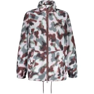 Kenzo, Dames, Jassen, Veelkleurig, Maat: S Poliester,