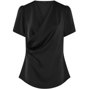Bruuns Bazaar, Dames, Blouses & Shirts, Zwart, Maat: S Poliester,