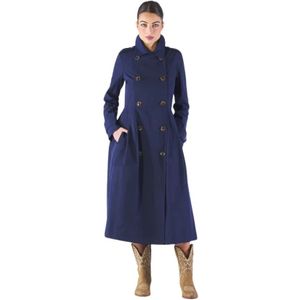 Alessia Santi, Dames, Mantels, Blauw, Maat: S