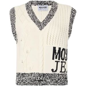 Moschino, Dames, Truien, Beige, Maat: S