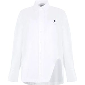 The Attico, Dames, Blouses & Shirts, Wit, Maat: 3XS