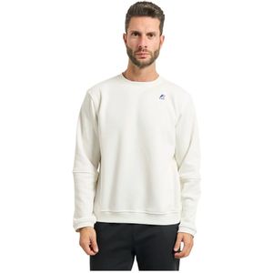 K-Way, Heren, Sweatshirts & Hoodies, Wit, Maat: M Fleece,