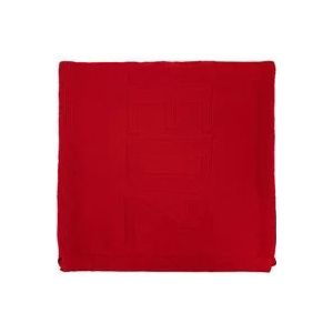 Dsquared2 Wollen sjaal met logo , Red , Heren , Maat: ONE Size