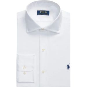 Polo Ralph Lauren, Heren, Overhemden, Wit, Maat: M Katoen,