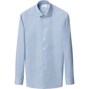 Eton, Heren, Overhemden, Blauw, Maat: M Katoen,