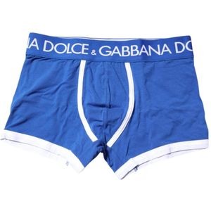 Dolce & Gabbana, Heren, Ondergoed, Blauw, Maat: XS Katoen,