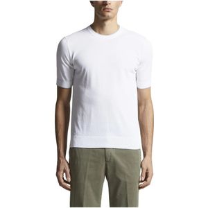 Peserico, Heren, Truien, Wit, Maat: 3XL Katoen,