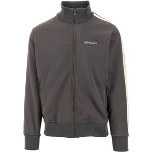 Palm Angels, Heren, Sweatshirts & Hoodies, Grijs, Maat: M