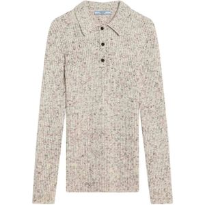Prada, Dames, Truien, Beige, Maat: XS
