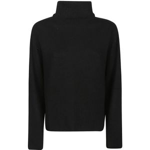 Aragona, Dames, Truien, Zwart, Maat: S Kasjmier,