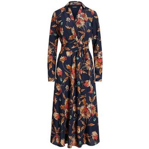 Ralph Lauren, Dames, Jurken, Veelkleurig, Maat: S Leer,