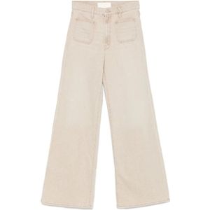 Mother, Heren, Jeans, Wit, Maat: W31 Katoen,