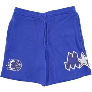 Mitchell & Ness, Heren, Korte broeken, Blauw, Maat: L Katoen,