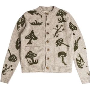 Baziszt, Heren, Truien, Beige, Maat: XL