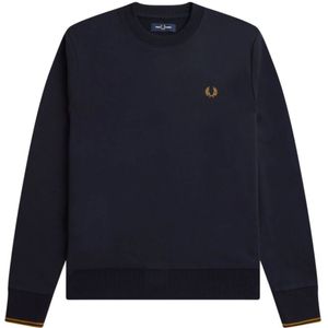 Fred Perry, Heren, Sweatshirts & Hoodies, Blauw, Maat: 2XL