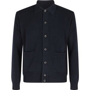 Filippo De Laurentiis, Heren, Truien, Blauw, Maat: XL Wol,