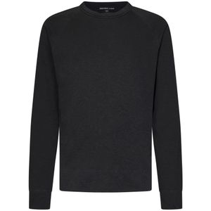 James Perse, Heren, Sweatshirts & Hoodies, Zwart, Maat: XL Katoen,