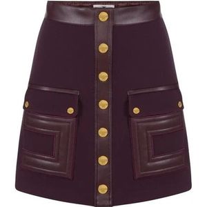 Elisabetta Franchi, Dames, Rokken, Rood, Maat: XS