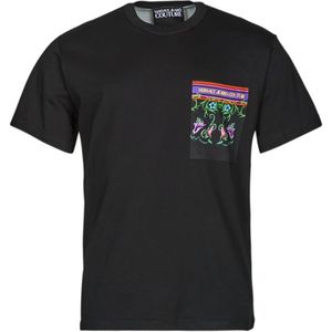 Versace Jeans Couture, Heren, Tops, Zwart, Maat: XL Katoen,