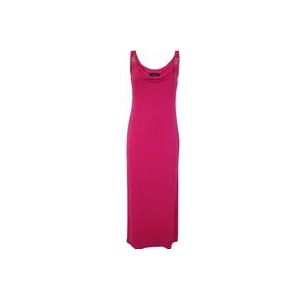 Versace Maxi dagelijkse jurk , Pink , Dames , Maat: M