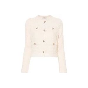 Twinset Trui met ronde hals , Pink , Dames , Maat: M