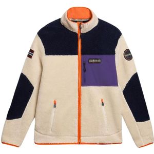 Napapijri, Heren, Sport, Veelkleurig, Maat: L Fleece,
