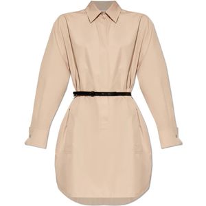 Max Mara, Dames, Jurken, Roze, Maat: M Katoen,