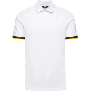 K-Way, Heren, Tops, Wit, Maat: S Katoen,