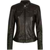 Bugatti - Klassieke Leren Jas - Zwart - Dames