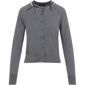 Simone Rocha, Dames, Truien, Grijs, Maat: S Zijde,