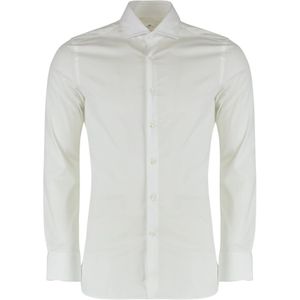 Sonrisa, Heren, Overhemden, Wit, Maat: L Katoen,