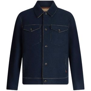 Liu Jo, Heren, Jassen, Blauw, Maat: M Wol,