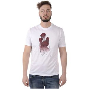 Zegna, Heren, Tops, Wit, Maat: M Katoen,