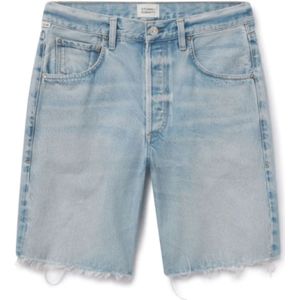Citizens of Humanity, Dames, Korte broeken, Blauw, Maat: W27 Denim,