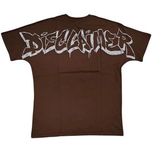 Disclaimer, Heren, Tops, Bruin, Maat: L Jersey,