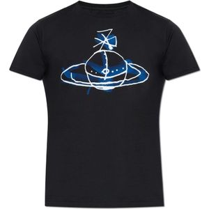 Vivienne Westwood, Heren, Tops, Zwart, Maat: M Katoen,